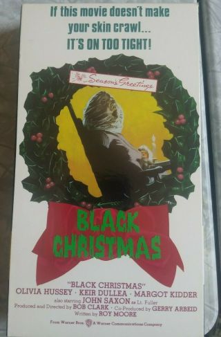 Black Christmas (vhs) 1974 Horror.  John Saxon,  Margot Kidder.  Slasher Rare Find