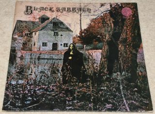 Black Sabbath (1st Album) Rare Uk 1973 Vertigo Spaceship Ex– Lp,  Sound.