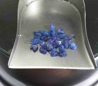 10.  6ct Rare Color NEVER SEEN BEFORE Neon Cobalt Blue Spinel Crystals Specimen 2