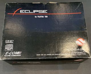 Eclipse Old School Cd5423 Cd Receiver With Multi Control Rare Great Shape