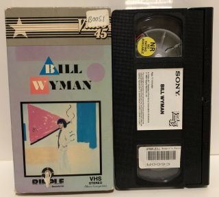 Vhs Bill Wyman - Video 45 (1983) Rare Hard To Find