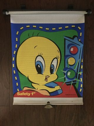 Vintage Warner Bros.  Safety 1st Baby Looney Tunes Car Window Shade Visor Rare