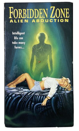 Forbidden Zone: Alien Abduction Vhs 1996 Sci - Fi Horror Cult Rare