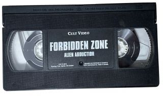 Forbidden Zone: Alien Abduction VHS 1996 Sci - Fi Horror Cult Rare 3