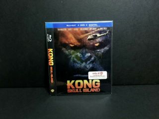 Kong Skull Island Lenticular Blu - Ray Slipcover Only.  No Discs Or Case.  Oop Rare