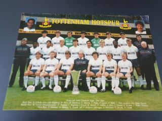 Rare Tottenham Hotspur - Information Booklet 1984/1985 White Hart Lane Spurs -