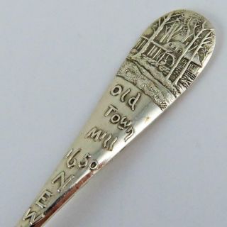 Antique Old Town Mill London Connecticut Durgin Sterling Silver Spoon