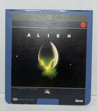 Alien Rca Selectavision Ced Video Disc In Stereo Vintage Rare