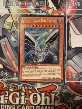 Malefic Cyber End Dragon - Ymp1 - En004 Secret Rare Nm Yugioh Card