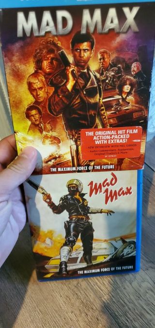 Mad Max Blu Ray Collectors Edition,  Rare Oop Slipcover Scream Factory