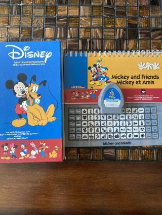 Disney Mickey And Friends Cricut Cartridge Rare Hard To Find Linked