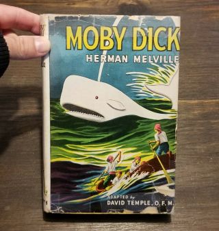 (1952) " Moby Dick " Herman Melville Hbdj Hardcover Goldsmith Publishing Rare