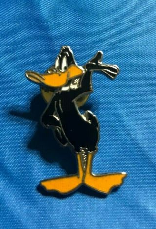 Vintage Looney Tunes Warner Brothers Daffy Duck Collectible Enamel Pin Rare