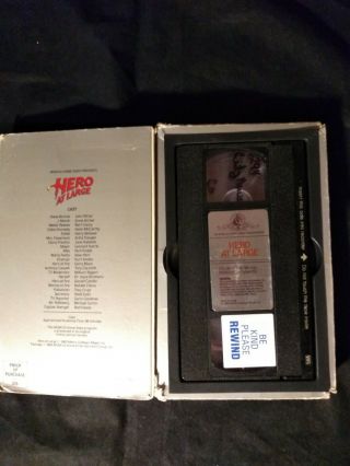 Hero At Large VHS rare John Ritter MGM big book box comedy cult Anne Archer 1980 2