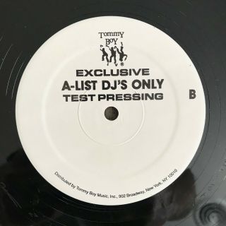 De La Soul F.  Redman – Oooh 2000 Rap 12 " Single Rare White Label Test Pressing