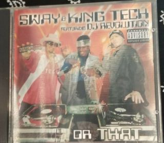 Sway King Tech - This Or That 3d Cd Rare Hip Hop Rap Eminem Wu - Tang Clan