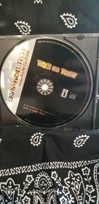 SWAY KING TECH - THIS OR THAT 3D CD rare hip hop rap eminem wu - tang clan 3
