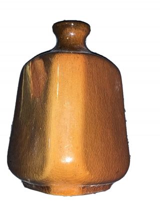 Owens Art Pottery Antique Utopian High Glaze 3 Sided Vase Signed No.  120