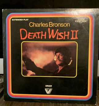 Death Wish Ii Laserdisc Ld Very Rare Part Two 2 Charles Bronson