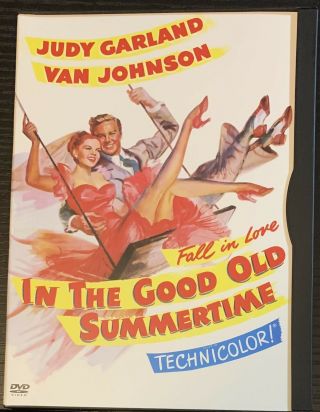In The Good Old Summertime - Judy Garland (dvd,  2004) Oop/rare Snapcase