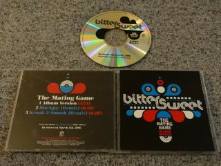Bitter:sweet The Mating Game Rare 3 Trk Dj Remix Promo Acetate Cd Trip - Hop 2006