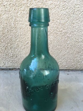 Antique 1800’s ANDREWS & JOHNSTON PHILAD Blob Top BEER Bottle Squat Short Neck 3