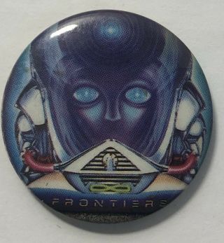 Rare Vintage 1983 Journey “frontiers” Pin Button By Nightmare Inc