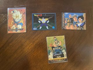 Dragon Ball Z Trading Cards Funimation Three Rare Foils 1 Clear Dbz Jpp Tcg Ccg