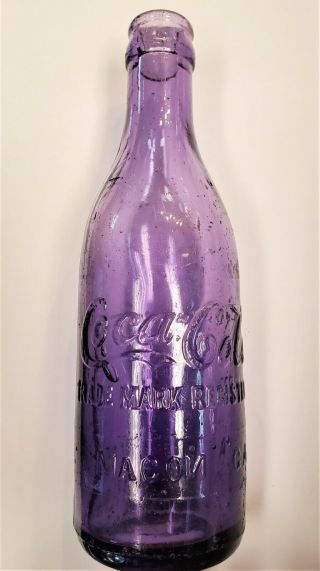 Rare Error Reverse N Macon,  Ga Purple Coke Bottle