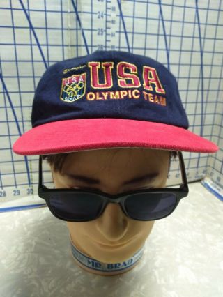 Rare Vintage Champion Olympic Team Usa Rings Snapback Hat Cap 80s 90s