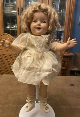 Ideal Vintage Composition 16 Inch Shirley Temple Doll