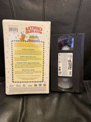 Arthur ' s Celebration VHS Clamshell Sony Wonder Very Rare 2