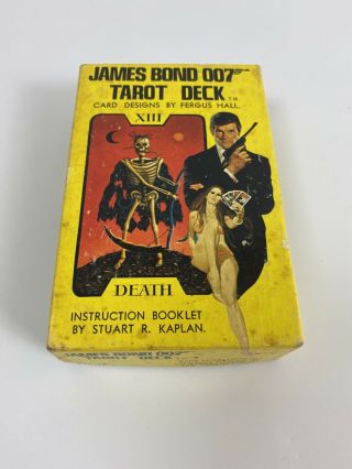 1973 Rare James Bond 007 Tarot Deck