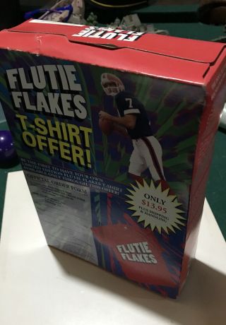 RARE 1999 Kellogg Flutie Flakes Cereal Limited Edition Collector’s Box 3