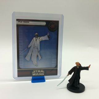 Star Wars Miniatures Plo Koon 22/60 Clone Strike Rare Jedi Master Figure Legion
