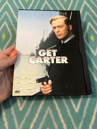 Get Carter Dvd Michael Caine 1971 Ian Hendry Mike Hodges Warner Archive Usa Rare
