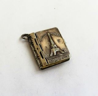 Paris,  Small Antique Silver Plate Photo Book Souvenir.  Circa 1910’s – 1920’s?