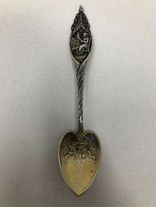 Durgin Sterling Silver Souvenir Spoon Daughters Of The American Revolution Dar