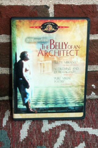The Belly Of An Architect (dvd,  2004) Authentic Rare - Oop
