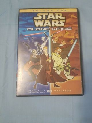 Star Wars Clone Wars Volume One Dvd Rare Animated Vol 1
