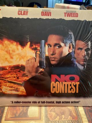 No Contest (laserdisc 1995) Rare Andrew Dice Clay - Shannon Tweed Action Film