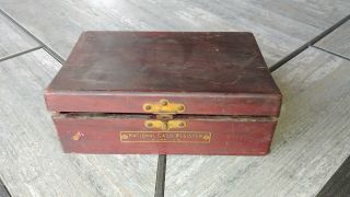 Antique National Cash Register Supplies Box