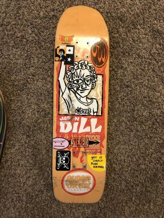 Rare Jason Dill Blockhead Skateboard F Awesome Supreme