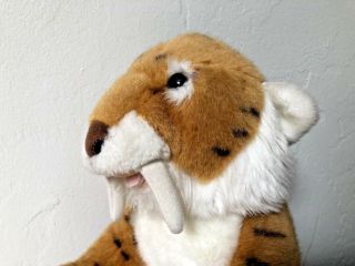 Rare Saber Tooth Tiger 18 " Plush Collectible Toy Build A Bear Htf Lovey
