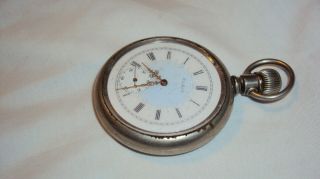Antique Elgin Grade 312 16s 15 Jewel Pocket Watch Parts Repair Good Balance