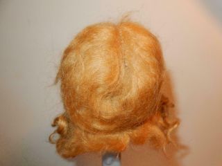 VINTAGE BLONDE MOHAIR WIG FOR antique COMPOSITION DOLL SIZE 12 3