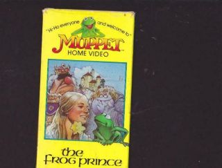 The Frog Prince Cel Very Rare Video Vhs Pal
