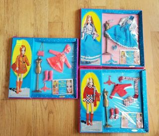 Topper Dawn Outfits - Fashions For Dawn And Friends - Vintage - Set Of 3 Nrfb