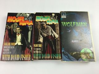 Wolfman Vhs - Rare Horror Cult Thorn Emi Model Mania Volume 3 & 4