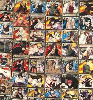 Naruto CCG - HOT CARDS,  You Pick Discount Rainbow FOIL text & Gold Text Rares 3